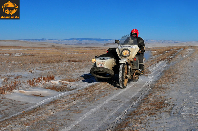 Hubert en Mongolie fin 2009, près d'Ulaanbaatar